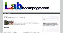 Desktop Screenshot of labhomepage.com