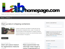 Tablet Screenshot of labhomepage.com